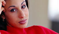 Picture of woman thinking